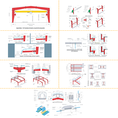 steel building component detail